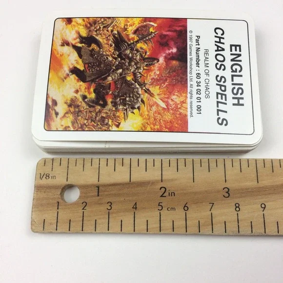 Warhammer Realm of Chaos Spells Cards Slaanesh Nurgle Tzeentch - Picture 7 of 7